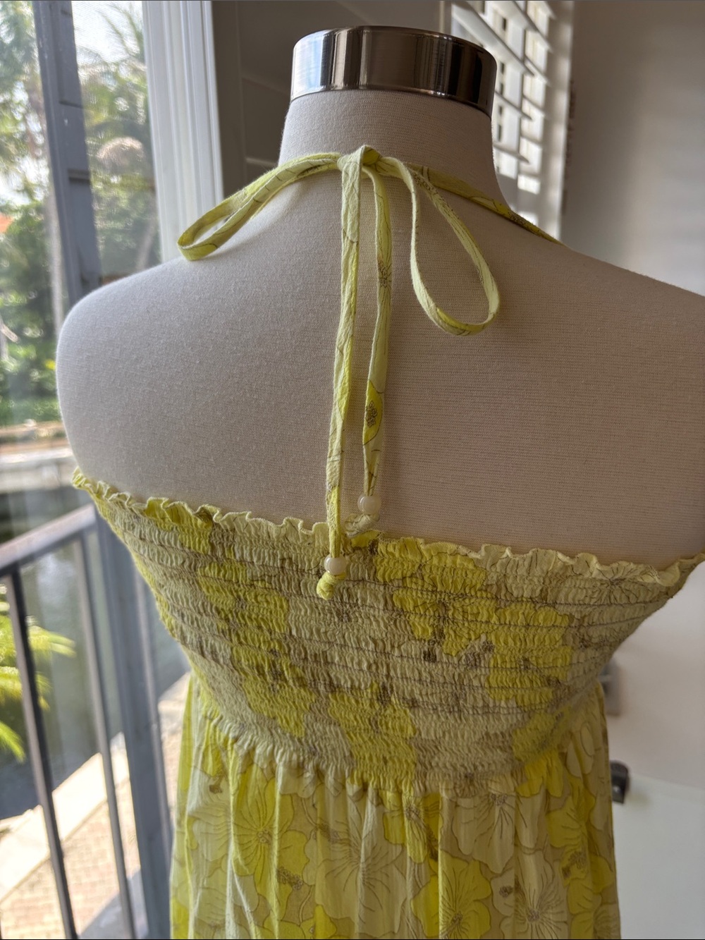 Juicy Couture Yellow hibiscus Maxi Dress - Picture 6 of 6